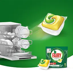 Таблетки для посудомийної машини Fairy Original Все-в-Одному Лимон, 84 шт. - мініатюра 4