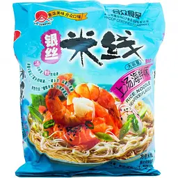 Рисова вермішель швидкого приготування зі смаком морепродуктів Hezhong 105г
