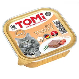 Паштет TOMi turkey індичка корм для котів 100г