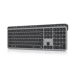 Клавіатура REAL-EL RK-737W Wireless/Bluetooth Black/Grey (EL123100060) - мініатюра 4