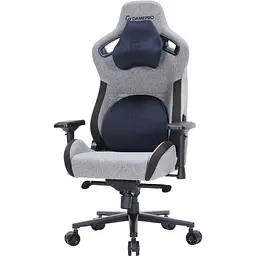 Геймерське крісло GamePro GC900DG Size XL Fabric Dark Grey [126426] - мініатюра 5