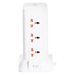 Мережевий фільтр-подовжувач TOWER 9 розеток LED-лампа 3USB + 1PD 2,8 метра Yiwu HP-5-5 - мініатюра 19