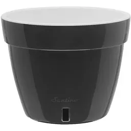 Вазон Santino Asti 2.5 л антрацитово-білий (AST25ANT/WHT)