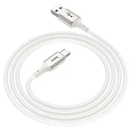 Кабель Hoco X66 Pisces Cable USB to Type-C 2,4A 1m White