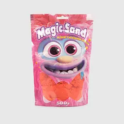 Кінетичний пісок Strateg Magic sand в пакеті 39403-6 Червоний (4823113865191)