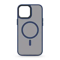 Чехол для Apple iPhone 14, Uniq MagCase, синий, противоударный, панель-накладка с MagSafe, ударопрочный TPU+PC, с магнитом MagSafe, поддержка полноценной беспроводной зарядки, ArmorStandart (ARM75302)