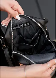Сумка жіноча Sambag Sofi N чорна 20 х 18 х 5 см (88193001n) - мініатюра 9