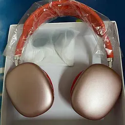 Повнорозмірні бездротові навушники-гарнітура Bluetooth з акумулятором Macaron MP90 з MP3 плеєром/AUX/microSD Червоні - мініатюра 4