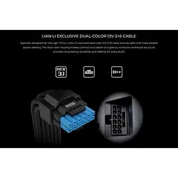 Блок живлення Lian Li RS Gold 1000W 80+ Gold (G9P.RS1000G.WH00.EU) White - мініатюра 13