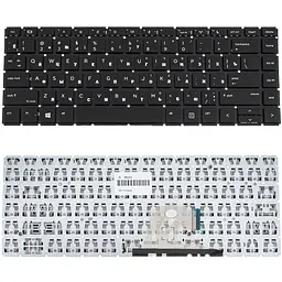 Клавіатура для ноутбука HP (ProBook: 440 G6, 445 G6) rus, black, без кадру