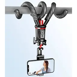 Штатив RTAKO C03 Octopus Extendable Tripod Selfie Stick (with Detachable Phone Holder) Black (6942063212416) - мініатюра 7