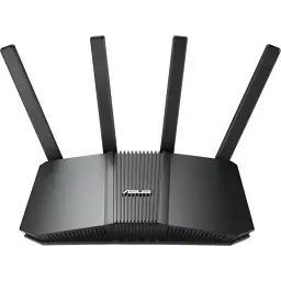 Роутер Asus RT-BE58U, чорний, WiFi 7 (2.4GHz до 688 MB/s/5GHz до 2882 MB/s), 4xGLan, 1x2.5GWan, 1xUSB 3.2, 4 зовнішніх антен