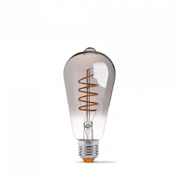 LED лампа VIDEX Filament ST64FGD 4W E27 2100K дімерна графіт - мініатюра 2