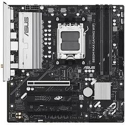 Материнcька плата B850M MAX GAMING WIFI sAM5 B850 4xDDR5 M.2 HDMI DP Wi-Fi BT mATX Asus teh0019081