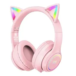 Навушники Bluetooth Onikuma B90 Pink