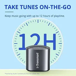 Портативна акустика Tronsmart Nimo Mini Speaker Polar Black + Nimo Mini Speaker Gold - мініатюра 9