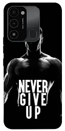 Чохол Demsky Never give up для Tecno Spark Go 2022 (KG5m)