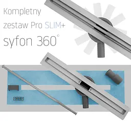 Душовий канал Rea Neo Slim Pro 80 см REA-G8402 - мініатюра 3
