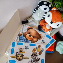 Зростомір та наліпки в дитячу кімнату Ranok Creative для хлопчиків (10134018У) - мініатюра 10
