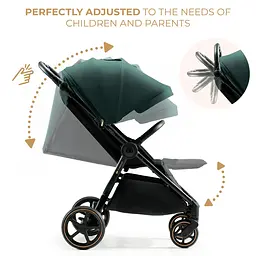 Прогулянкова коляска Kinderkraft Mitzy Jade Green (KSMITZ00GRE0000) - мініатюра 5