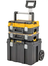 Комплект ящиків TSTAK 2.0 DeWalt ящик + органайзер + ящик-візок (DWST83411-1) - мініатюра 1