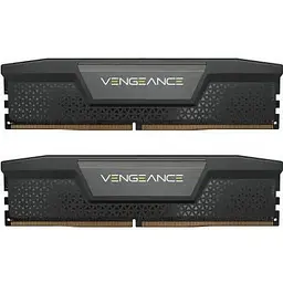 Модуль пам'яті для комп'ютера DDR5 96GB (2x48GB) 6800 MHz Vengeance XMP Black Corsair (CMK96GX5M2B6800C40)
