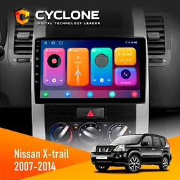 Штатна магнітола Nissan X-Trail 2007-2014 Cyclone C10-001 2x32 CPL Cyclone (НФ-00004438)