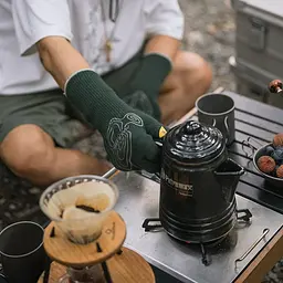 Рукавички вогнестійкі Naturehike CNH22FS003 темно-зеленi - мініатюра 3