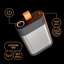 Набір акумуляторів Fiskars 12V-4Ah DoubleKit (1082342) - мініатюра 3