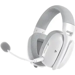 Ігрова гарнітура Attack Shark L80PRO Wireless, 2.4GHz/Bluetooth/3.5mm White (L80PROW_AS) - мініатюра 2