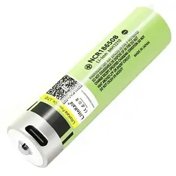 Акумулятор 18650 LiitoKala USB-34B 3400 mAh з портом Type-C для заряджання та платою захисту 8А, 3.7V (19310)