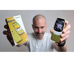 Телефон кнопковий Nokia 3210 2024 підтримка 4G Dual SIM gold (6438409095480) - мініатюра 5