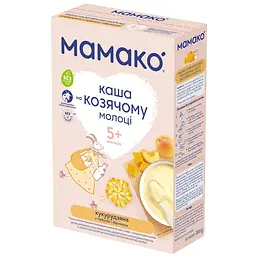 Каша на козьем молоке МАМАКО Кукурузная с тыквой и абрикосом 200 г