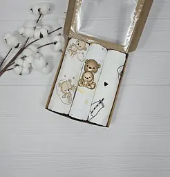 Набір пелюшок дитячих a.l.babybox Місячні Пухнастики2 50х80/100х80 см 3 шт. (30464635)