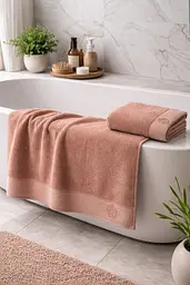 Рушник махровий 50х90 см коричневий TC303376054
