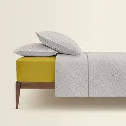 Комплект постільної білизни Cosas полуторний MINI DOTS CS1 160 x 220 см (DotsGreyBeige_94Marmalade_160) - мініатюра 2