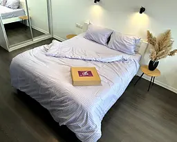 Постільна білизна LARA сатин-страйп LUX lavander d13181е євро - мініатюра 4