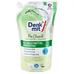 Концентрований гель для прання білої білизни DenkMit Pro Climate, 33 прання, 1 л