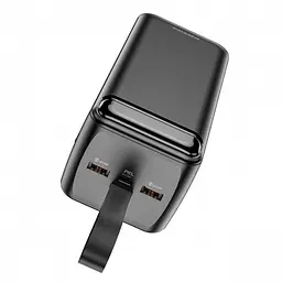 Повербанк чорний із швидкою зарядкою зовнішній акумулятор Power bank BOROFONE BJ14D 50000mAh PD22 5W - мініатюра 2
