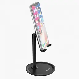 Настільна підставка Hoco PH15 AluXiaominium Alloy Black - мініатюра 2