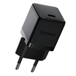 Мережевий зарядний пристрій Baseus Palm Fast Charger Type-C 30W EU Чорний