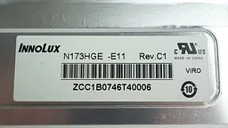 Матриця 17.3 N173HGE-E11 1920х1080, 30pineDP, LED, NORMAL, матова, роз'єм ліворуч знизу для ноутбука - мініатюра 2