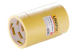Стрічка малярна Unifix 30 мм x 40 м жовта (в упаковці 6 шт.) - мініатюра 2