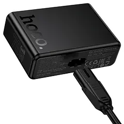 Мережевий зарядний пристрій Hoco C152A Modern PD70W 6-port(5C1A) desktop charger(EU) Чорний - мініатюра 3