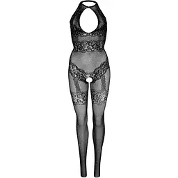 Leg Avenue RhinestOne Lace and Net Bodystocking OS Black - мініатюра 6
