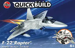 Конструктор Airfix літак QUICKBUILD F22 Raptor J6005