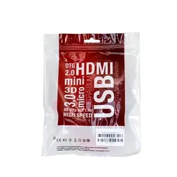 Кабель HDMI (M) - Type-C (M), 2 м, Red Extradigital teh0020760 - мініатюра 5