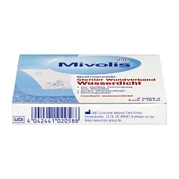 Пов'язка для ран водонепроникна Mivolis Steriler Wundverband 5 шт  - мініатюра 2