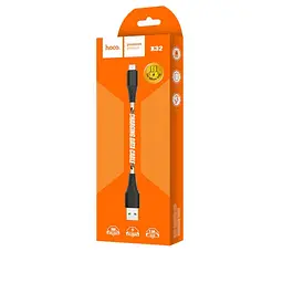 Кабель Hoco X32 Pisces Cable USB to MicroUSB 2A 1m White - мініатюра 2