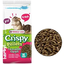 Корм для шиншил і дегу Versele-Laga Crispy Pellets Chinchillas & Degus Верселе-Лага Кріспі 1 кг (615065)